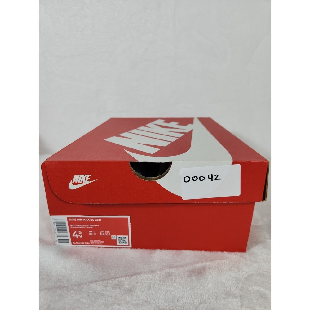 Nike Air Max SC GS 'Obsidian University Red' Sz 4.5Y CZ5358-103 - Picture 11 of 11